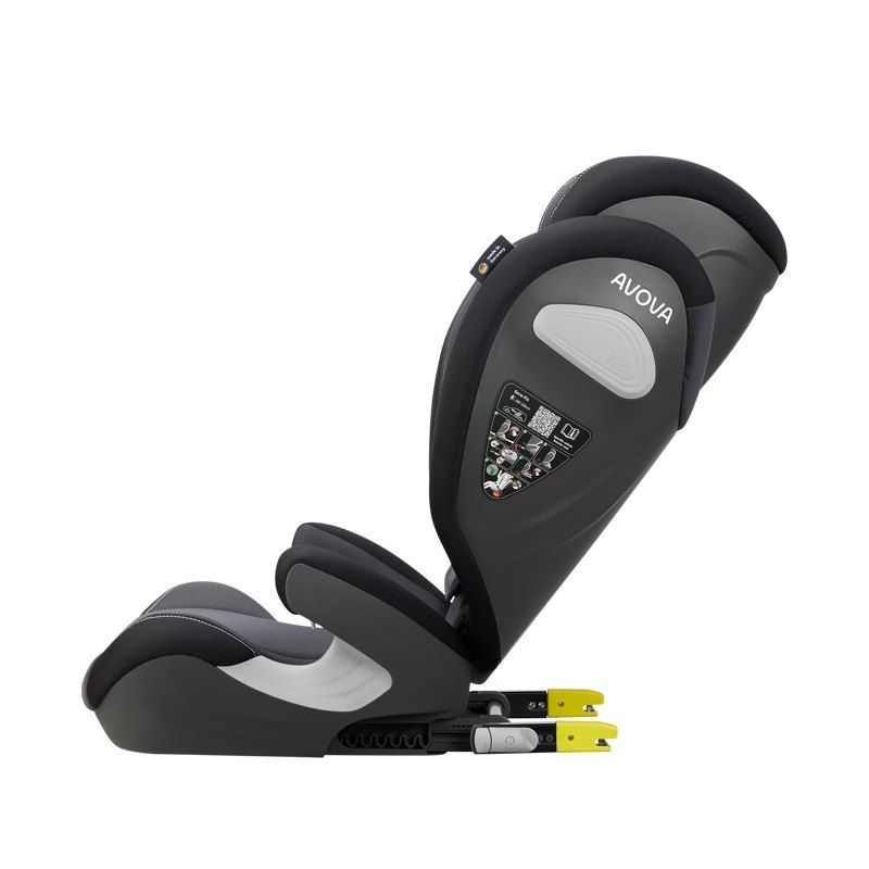 Le rehausseur Avova Sora-Fix de profil, avec l'assise bien visible.