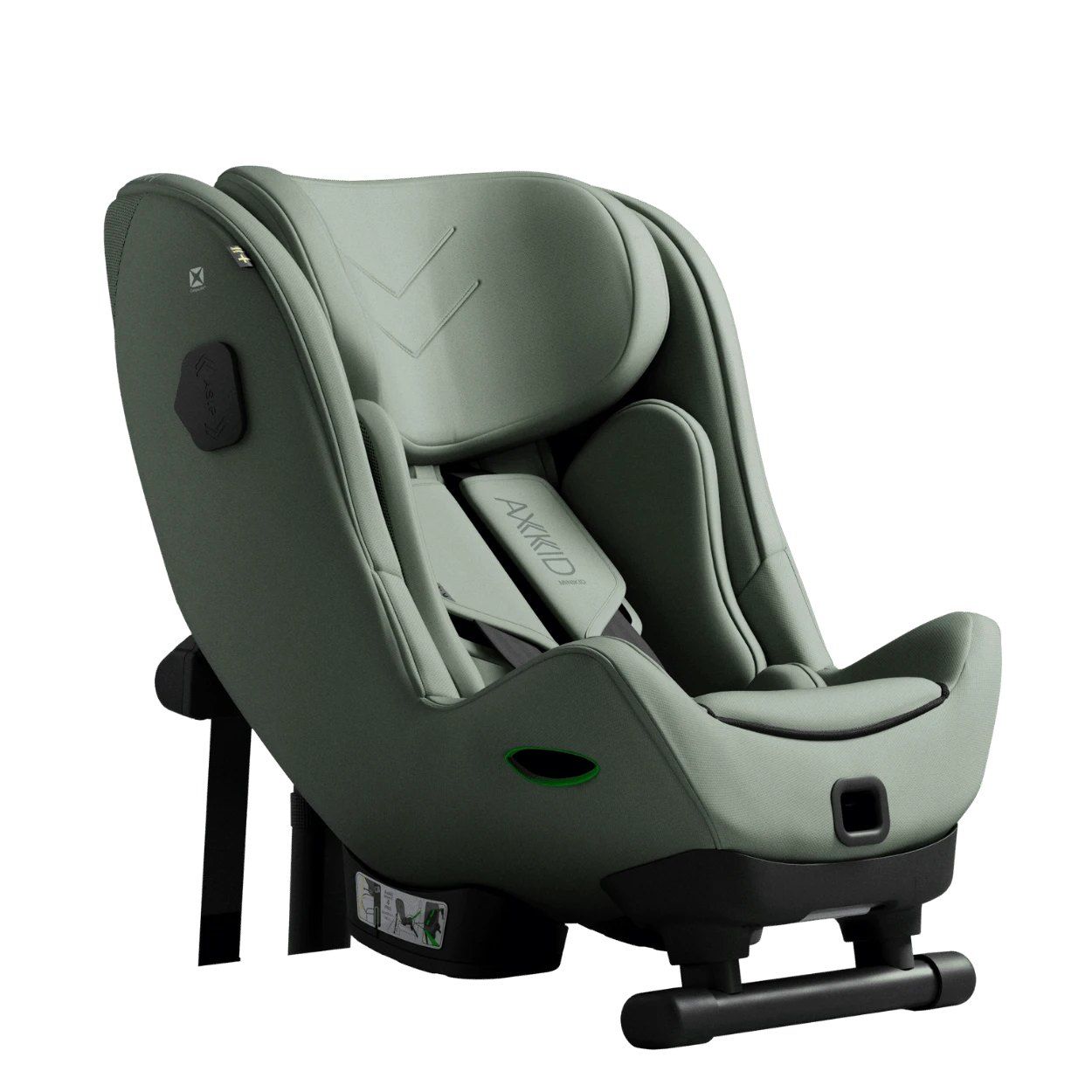 L'Axkid Minikid 4 Max dans un coloris vert doux.
