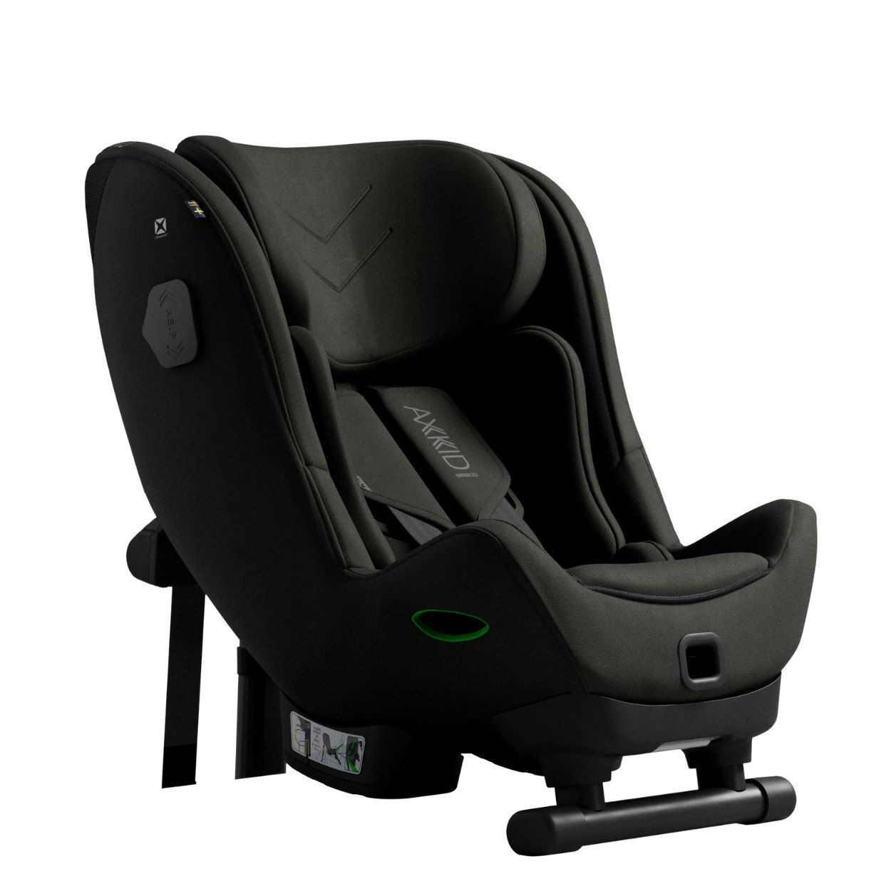 L'Axkid Minikid 4 Max dans un coloris vert foncé.