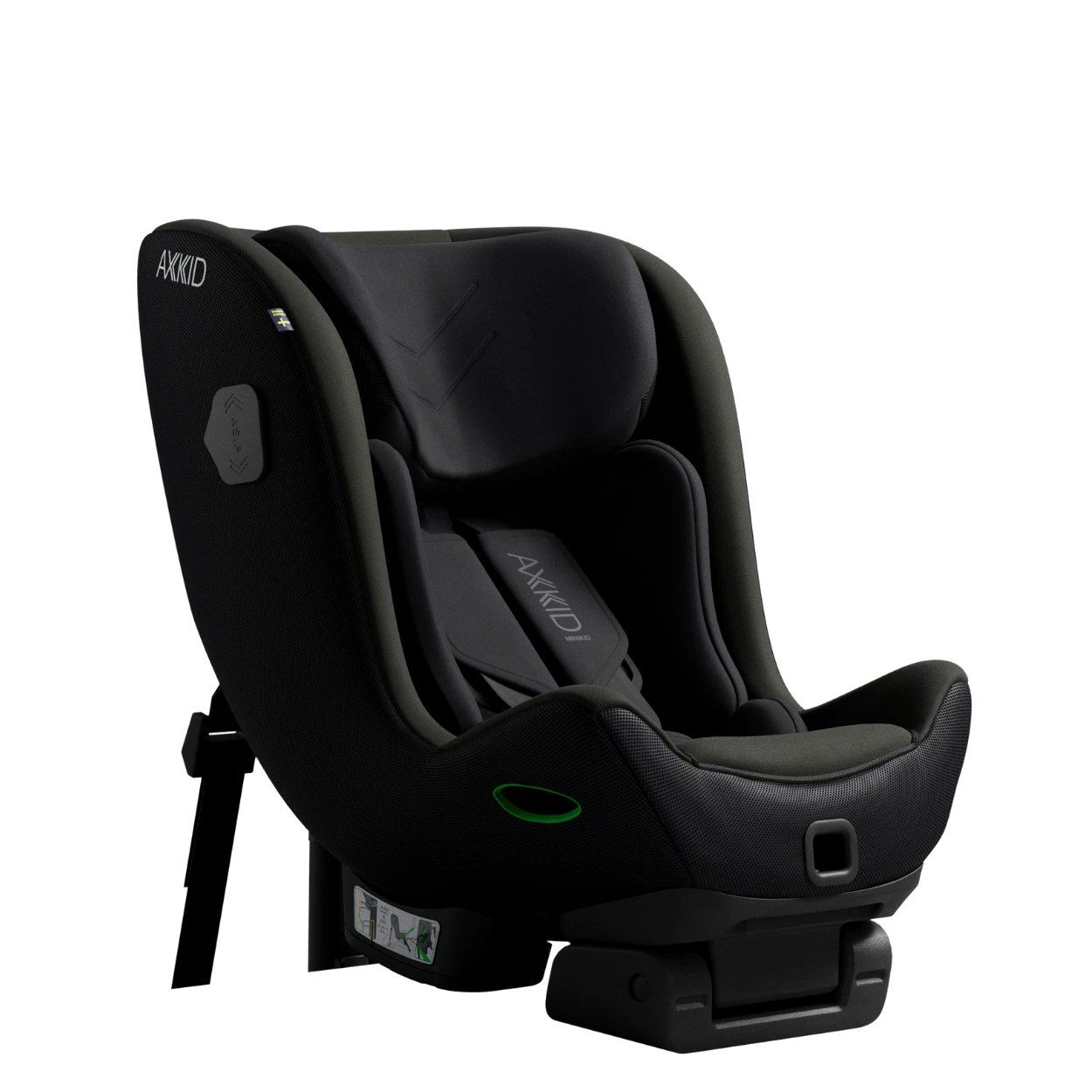 L'Axkid Minikid 4 Pro dans un coloris vert foncé.