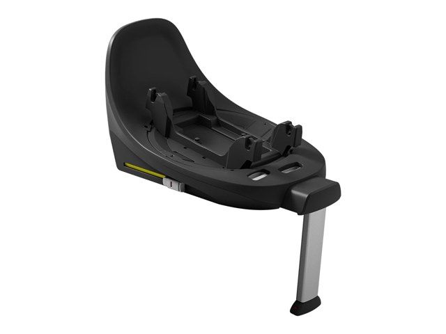 Base ISOFIX Axkid Zero Base vue de trois quarts, avec sa jambe de force