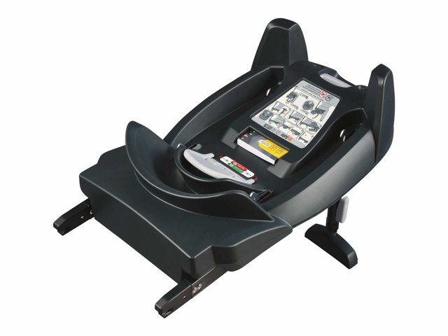 Base ISOFIX BeSafe iZi Go X1 vue de trois quarts, avec ses deux pieds