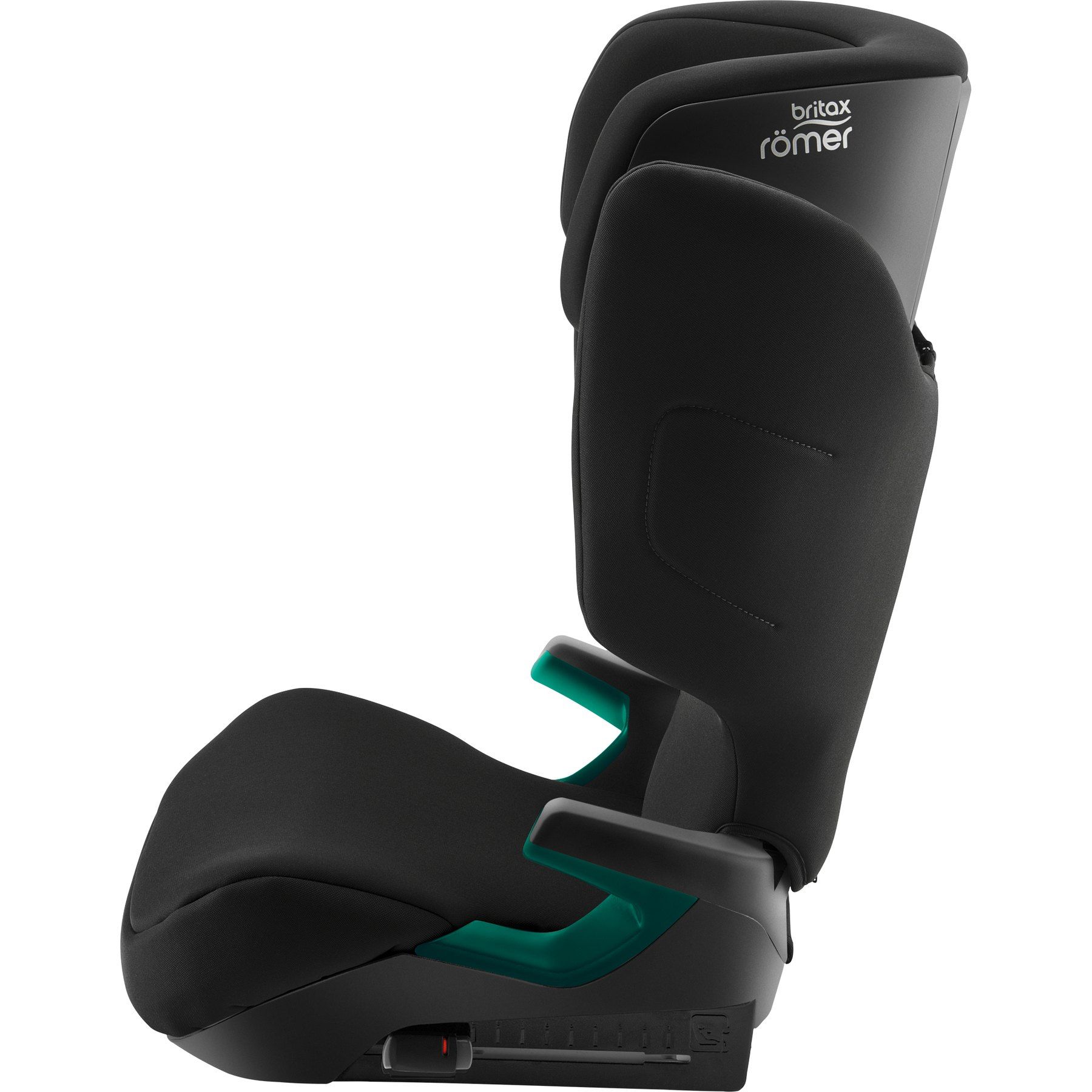 Le Discovery Plus 2 vu de profil, avec ses deux guides de ceinture verts
