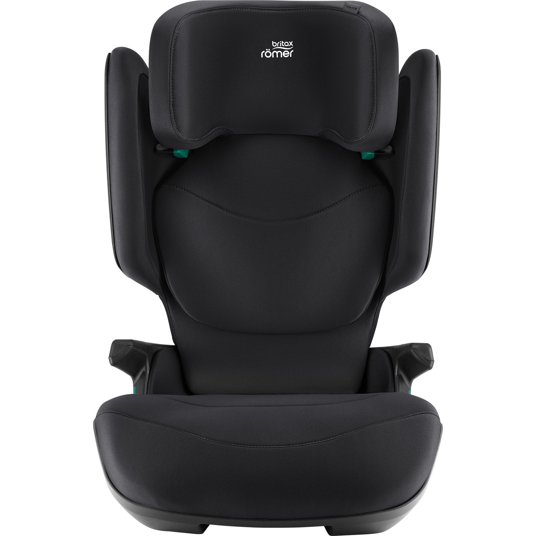 Le Kidfix Pro M vu de face, avec son appui-tête et ses côtés