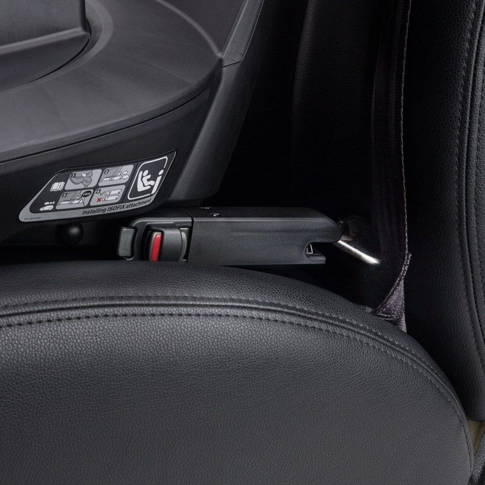 Détail de l'indicateur de la jambe de force de la base 360 Bugaboo by Nuna