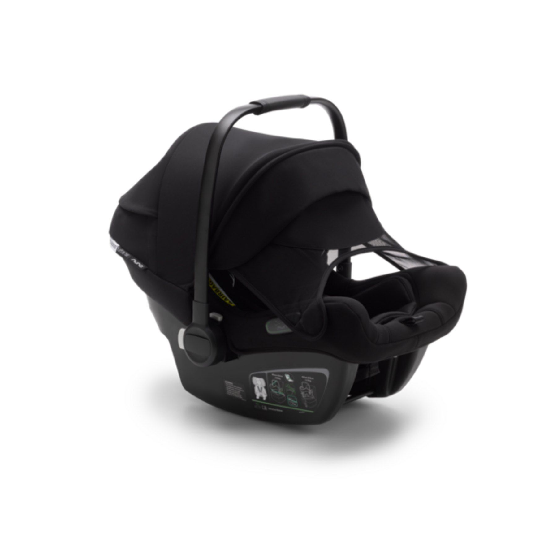 Coque Bugaboo Turtle Air by Nuna avec la capote aérée