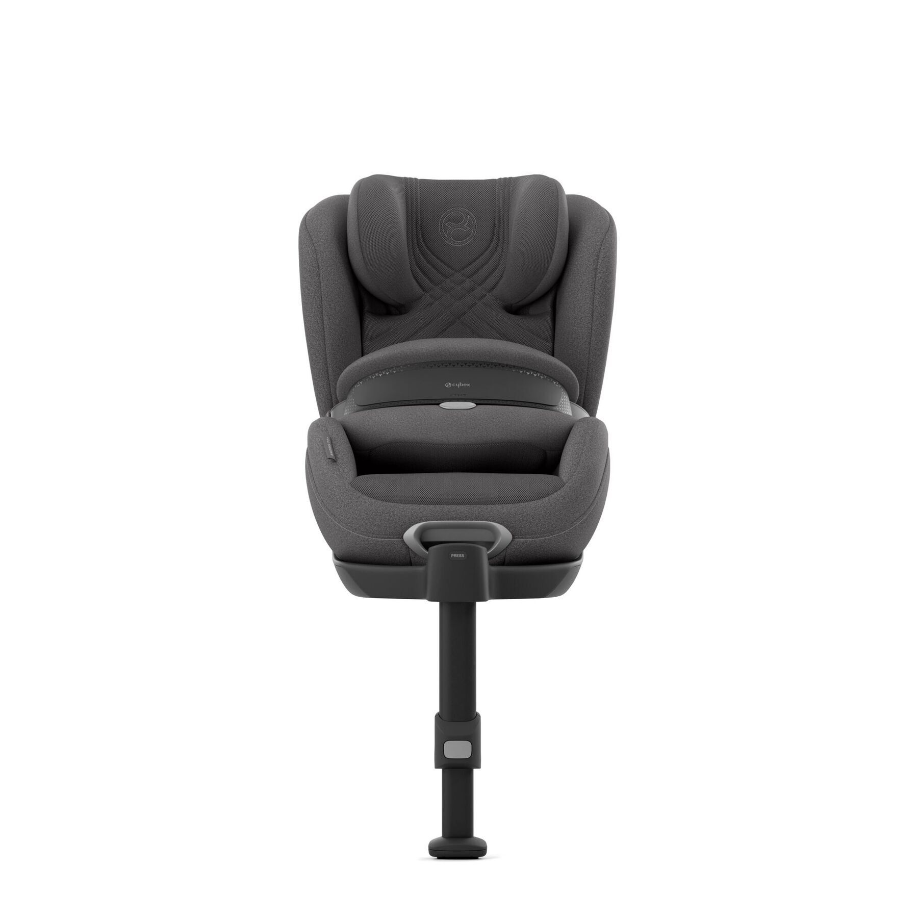 Siège Cybex Anoris T2 i-Size vu de face, avec son bouclier d'impact.