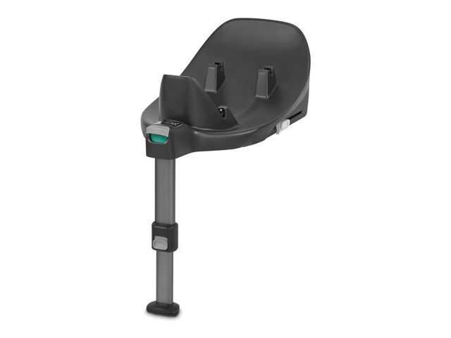 Base ISOFIX Cybex Base Z One vue de trois quarts, avec sa jambe de force