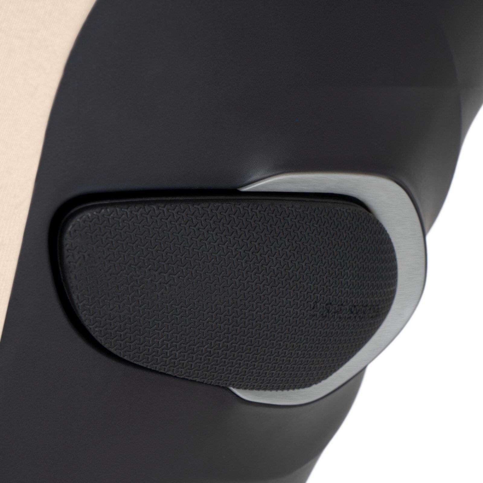 Gros plan sur la protection latérale grise du siège Cybex Sirona Gi i-Size.