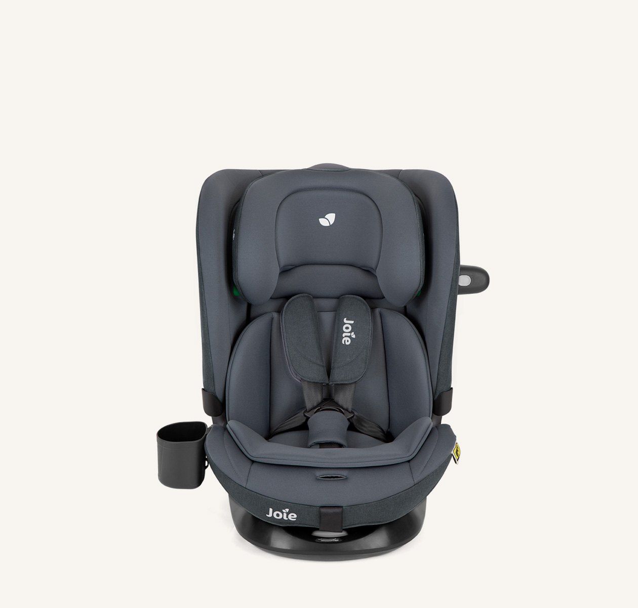 Siège Joie i-Bold vu de face avec le porte-gobelet