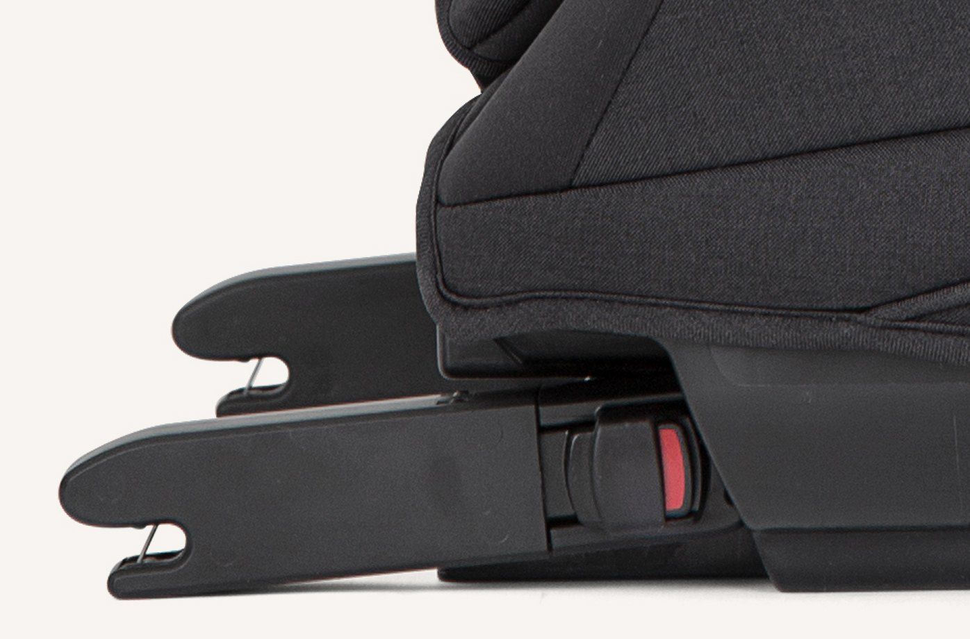 Connecteurs ISOFIX du rehausseur Joie i-Trillo FX en gros plan