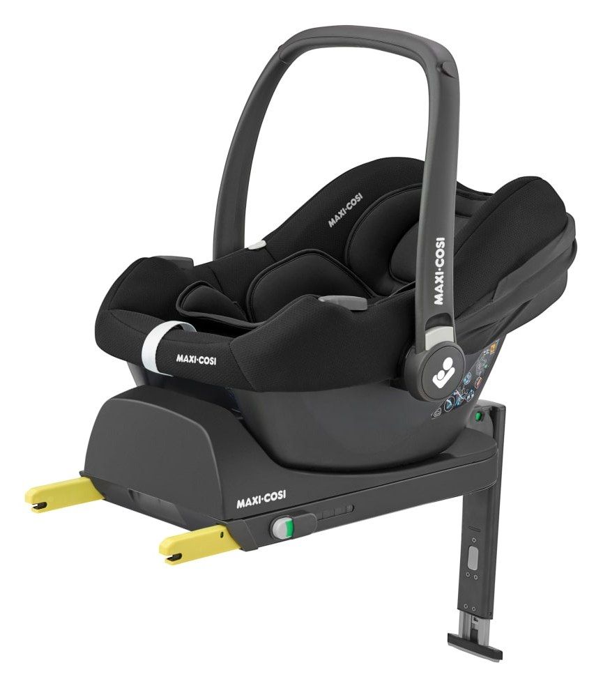 Coque Maxi-Cosi CabrioFix i-Size installée sur sa base