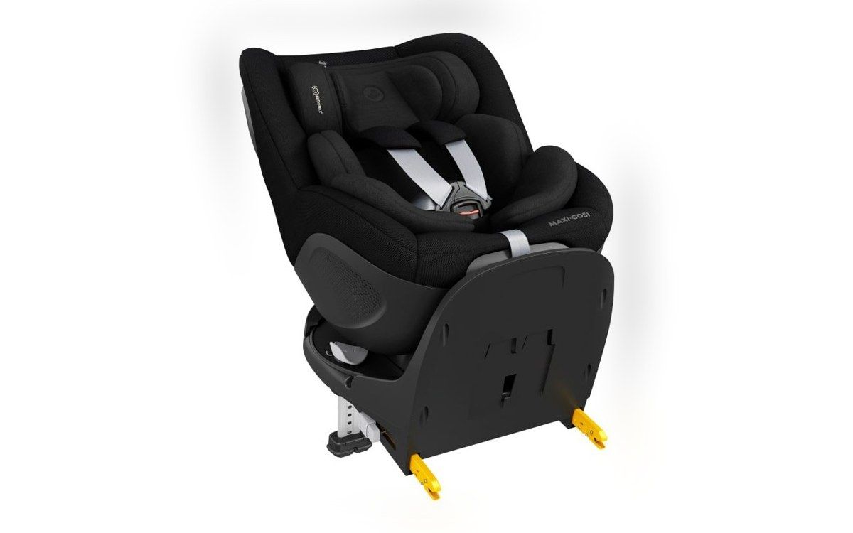 Siège auto pivotant Maxi-Cosi Mica 360 Pro, coloris noir, vu de trois quarts