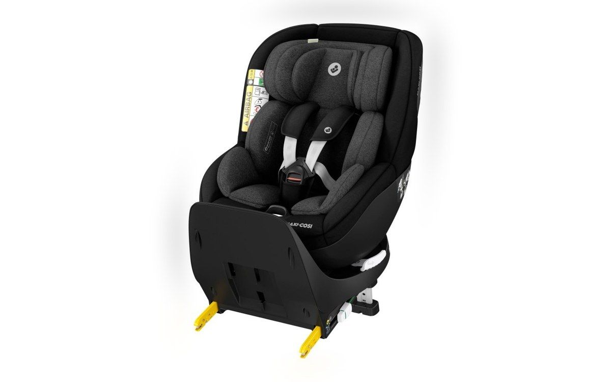 Siège auto pivotant Maxi-Cosi Mica Pro Eco i-Size, coloris noir, vu de trois quarts