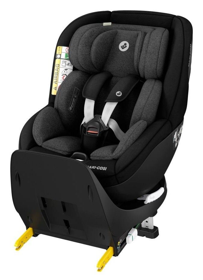 Siège auto pivotant Maxi-Cosi Mica Pro Eco i-Size, coloris noir, vu de trois quarts