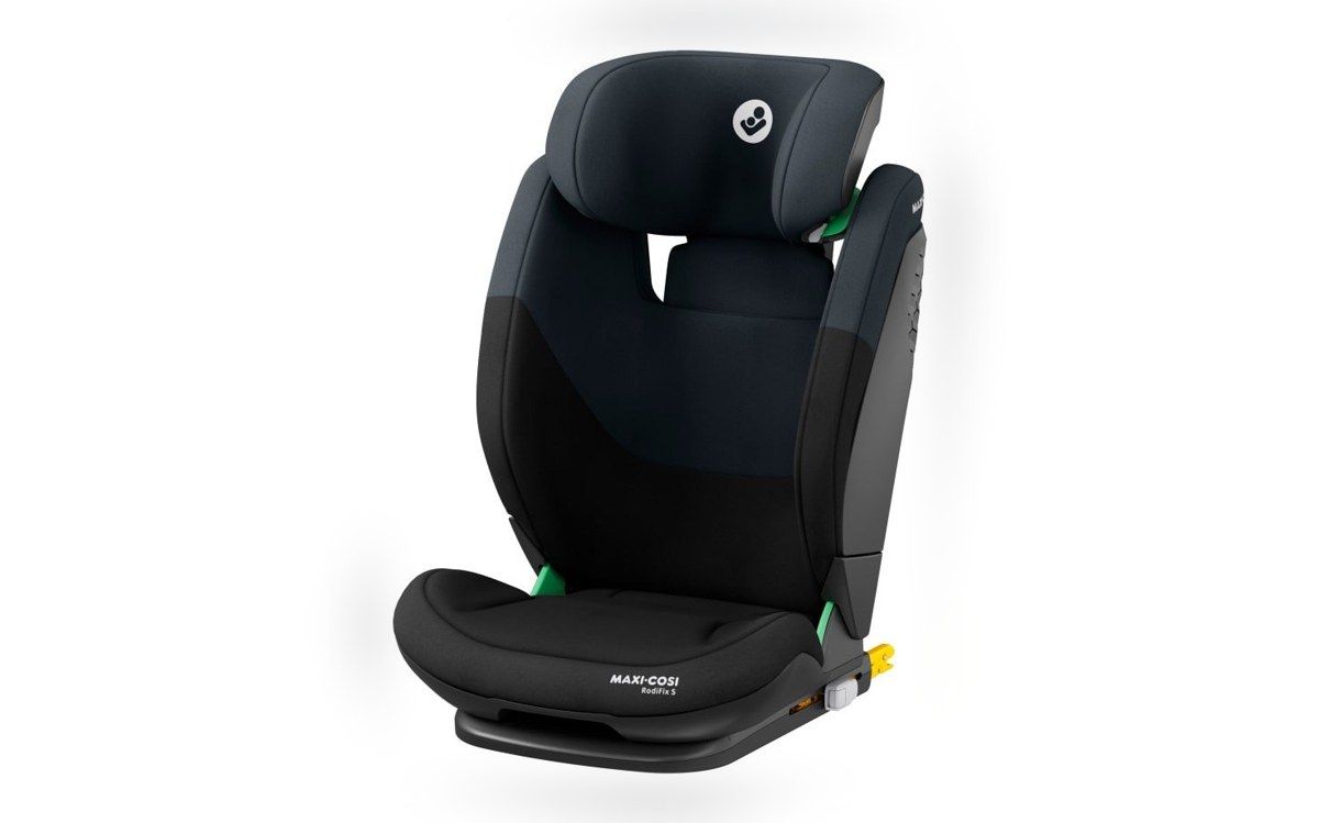 Rehausseur Maxi-Cosi RodiFix S i-Size, coloris noir, vu de trois quarts