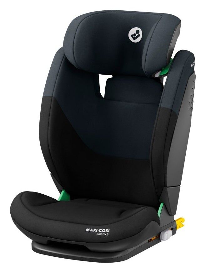 Rehausseur Maxi-Cosi RodiFix S i-Size, coloris noir, vu de trois quarts
