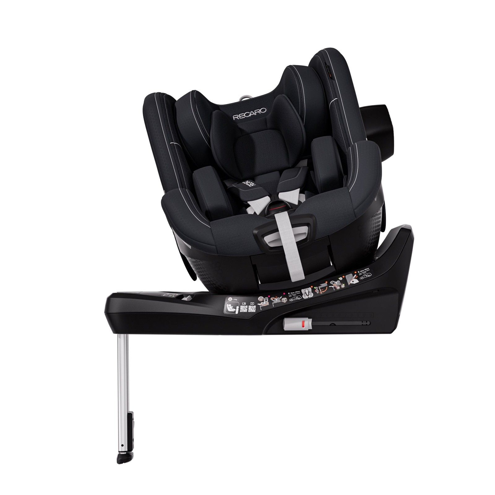 Le Recaro Toron 1 tourné sur sa base